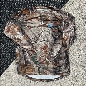 Mens‎ XL Camo Long Sleeve Shirt Scent-Away Realtree Top Deer Hunting Base Layer
